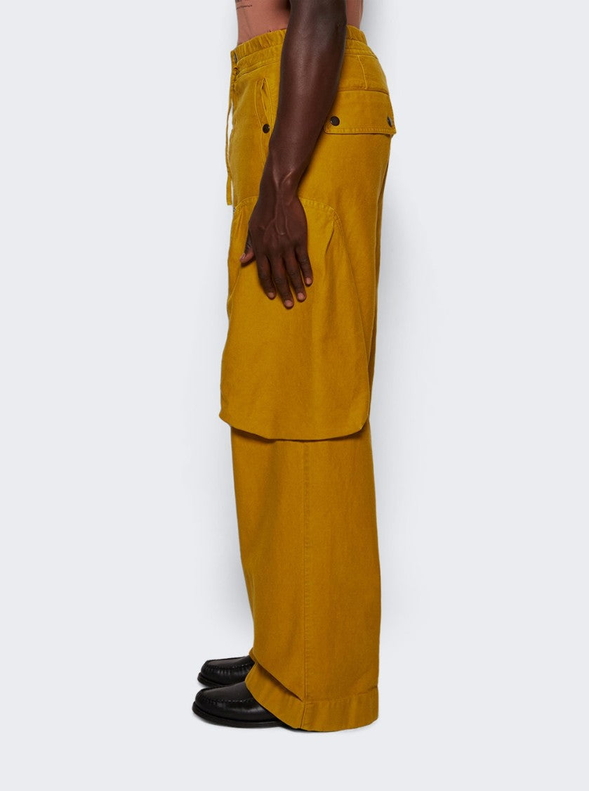 Dries Van Noten Prima Bis Pants Mustard