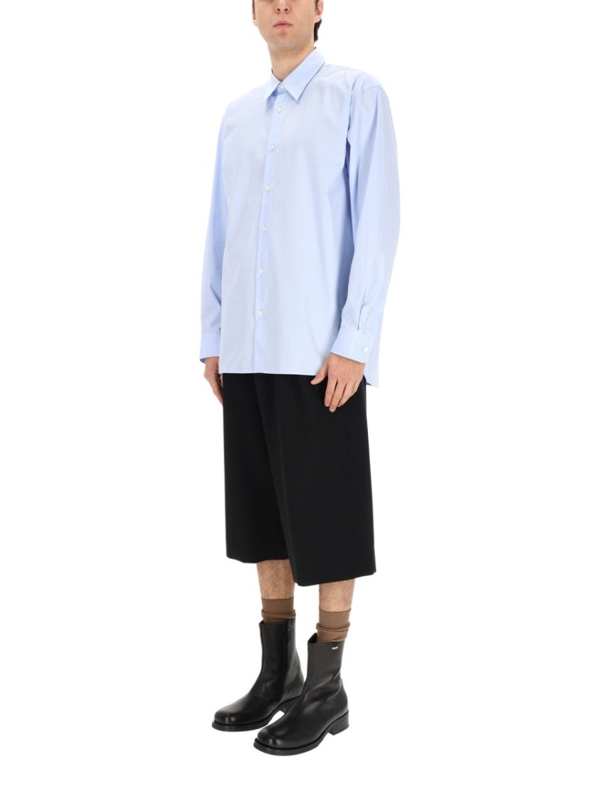 Dries Van Noten Light Blue Croom Cotton Shirt