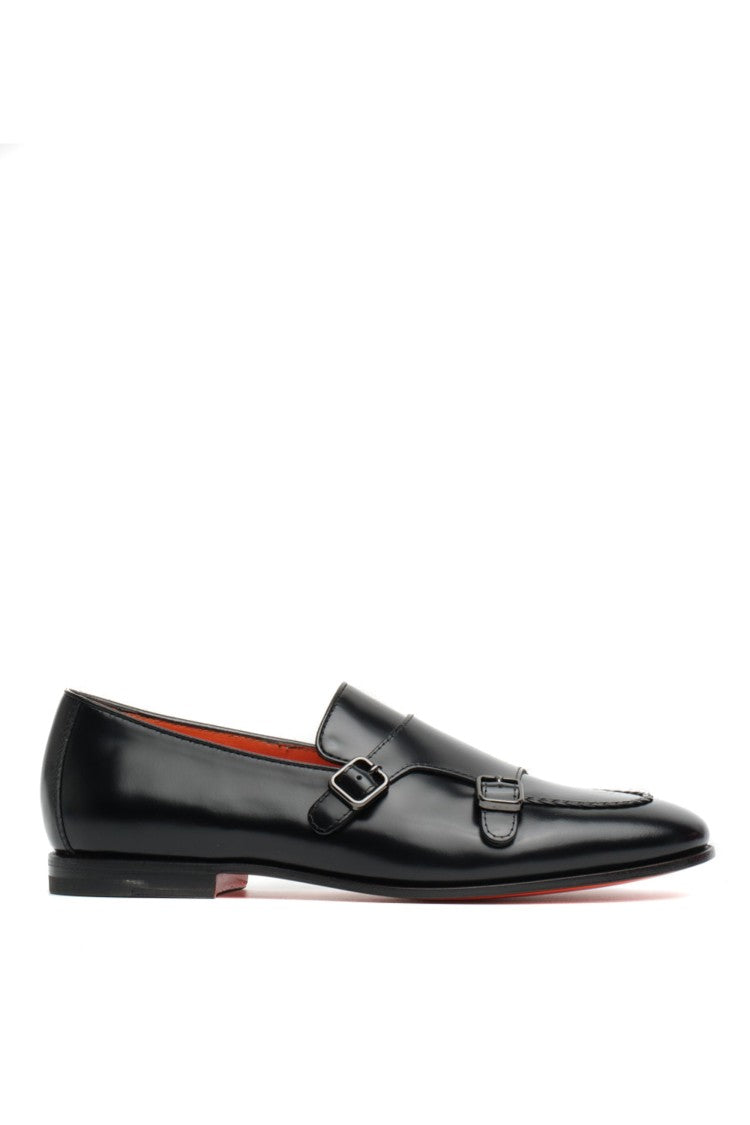 Santoni Carlos Brushed Calf Moccasins