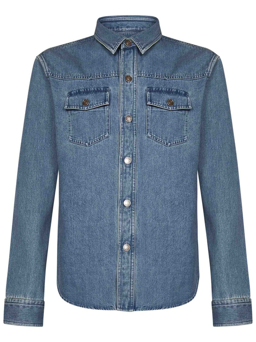Tom Ford Light Blue Denim Shirt