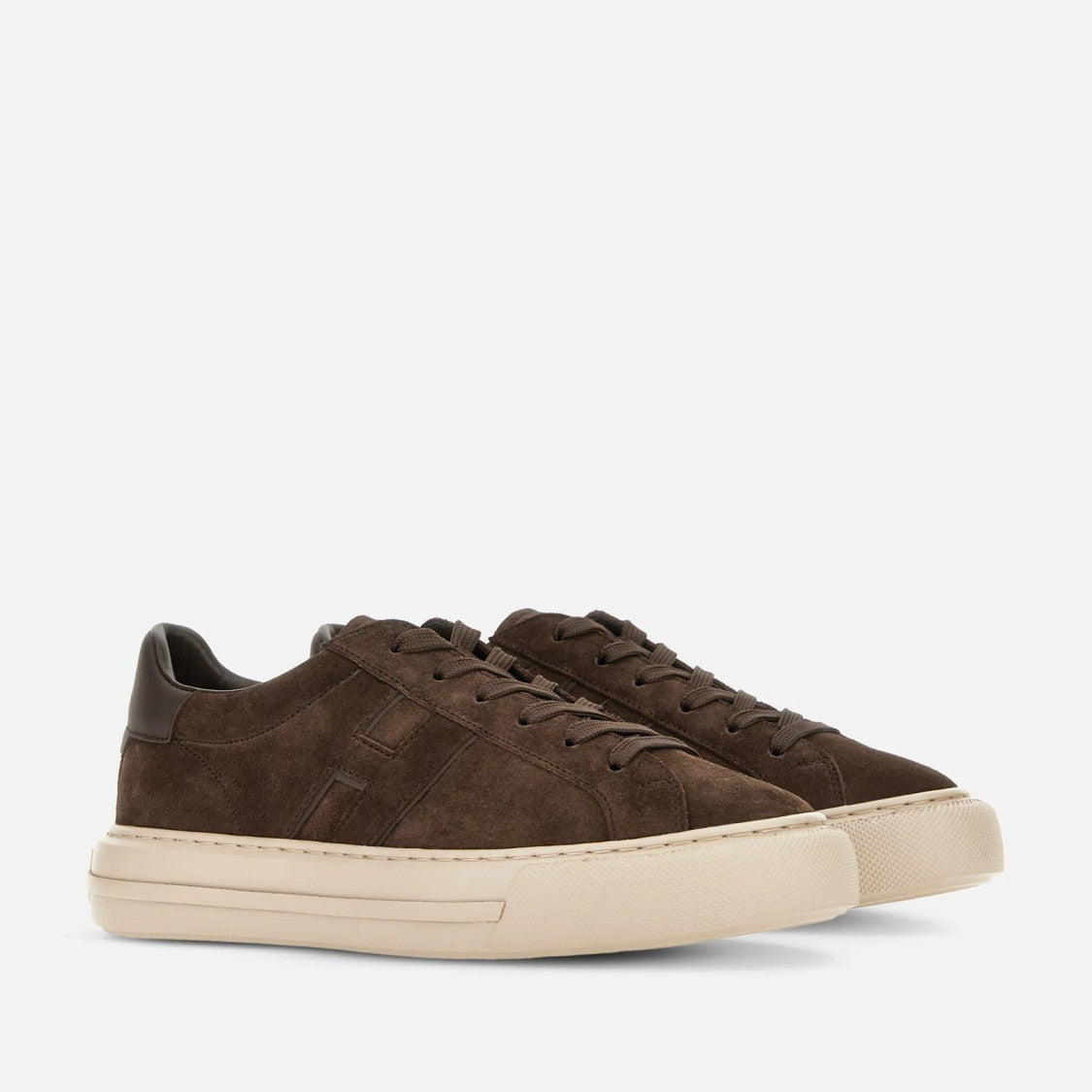 Hogan Low-Top Sneakers In Coconut Choco Late Brown