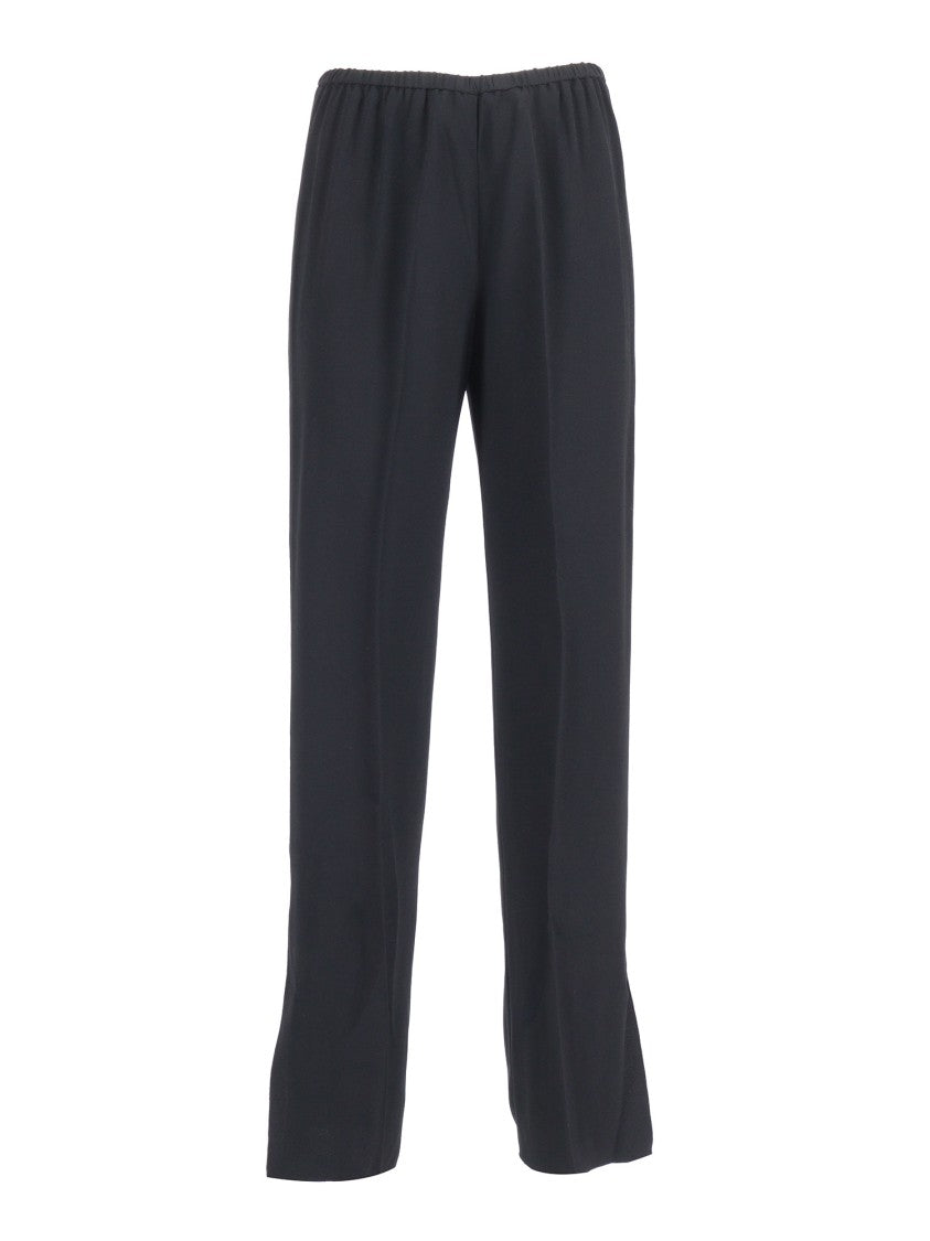 Forte Forte Regular Waist Tuxedo Pants Envers Satin Matte