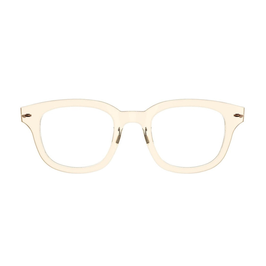 Lindberg Transparent Ivory N.O.W. 6633 Titanium-Blend Rectangular Eyewear