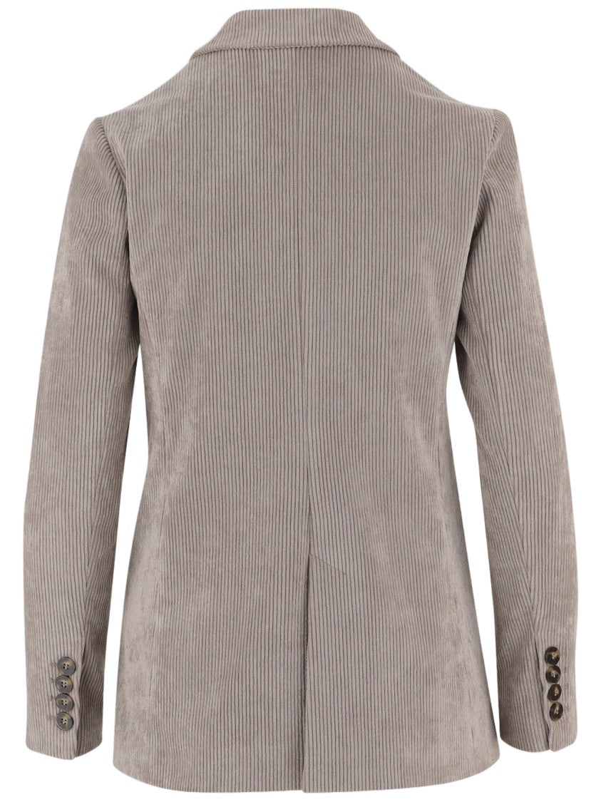 F.It Corduroy Double-Breasted Jacket