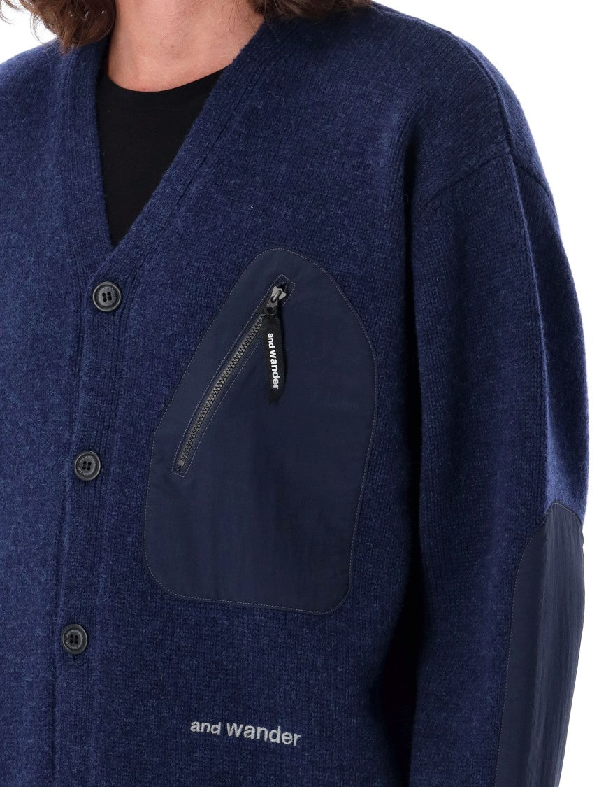 And Wander 62 Shetland Wool Cardigan