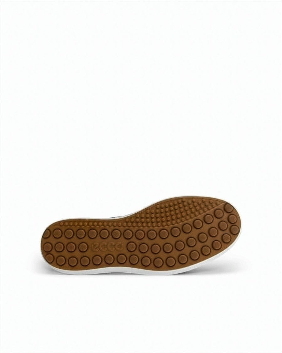 Ecco Sleek Low-Top Brown Calf Leather Sneakers