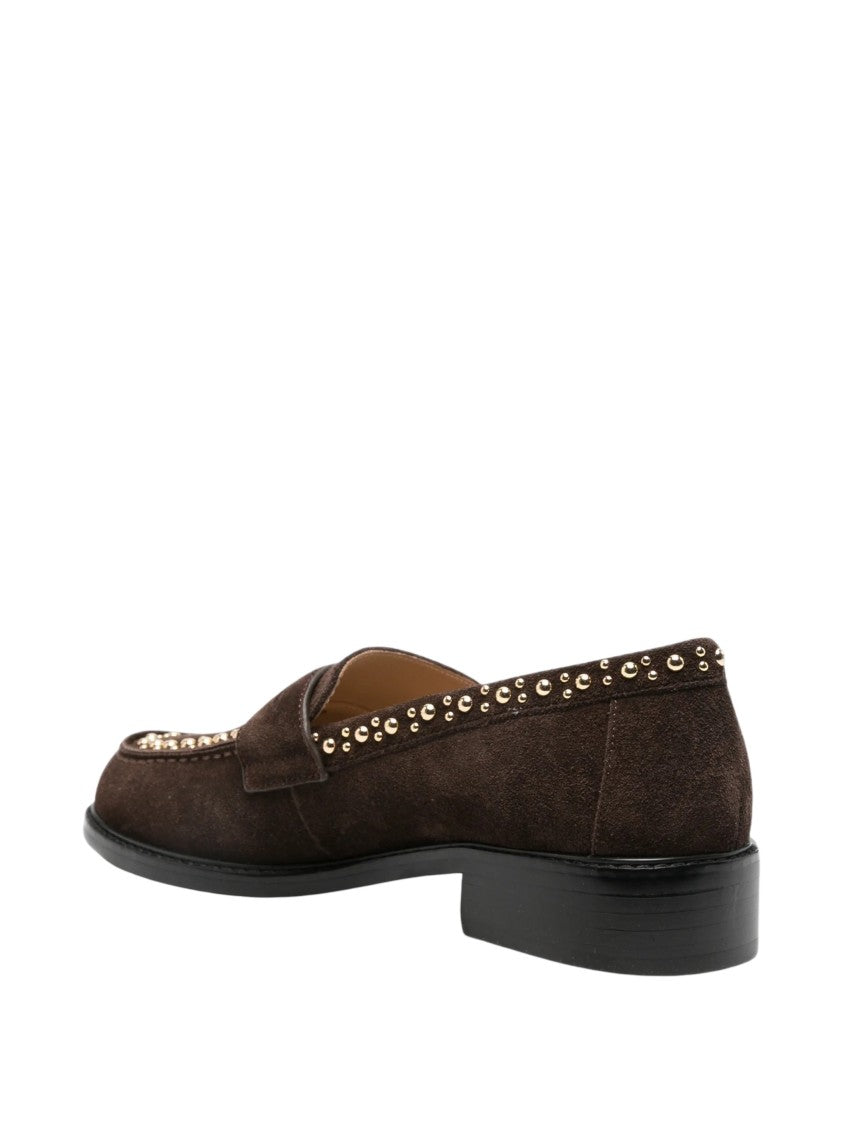 Furla College Leather Loafers