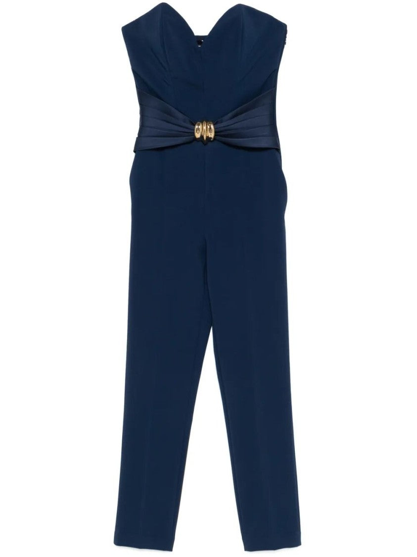 Elisabetta Franchi Fitted Jumpsuit With Sweetheart Neckline