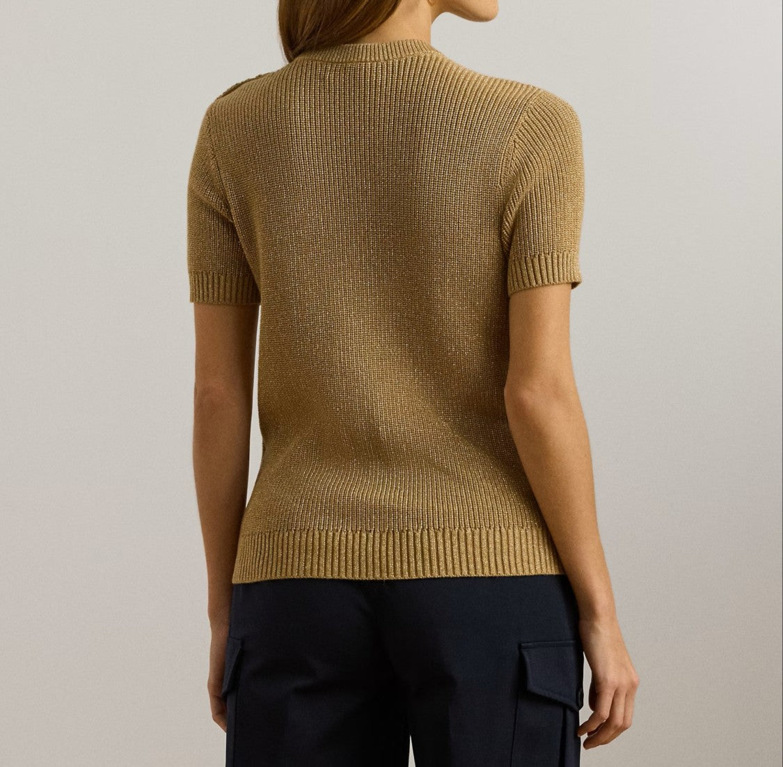 Lauren Ralph Lauren Ribbed Knit Top