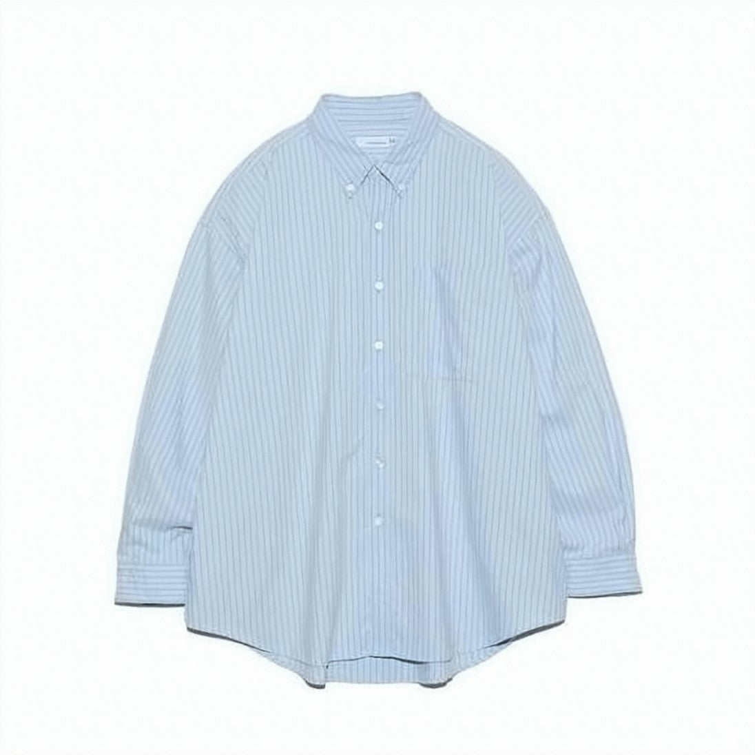 Nanamica Classic Button-Down Long Sleeve Shirt With Vertical Stripes