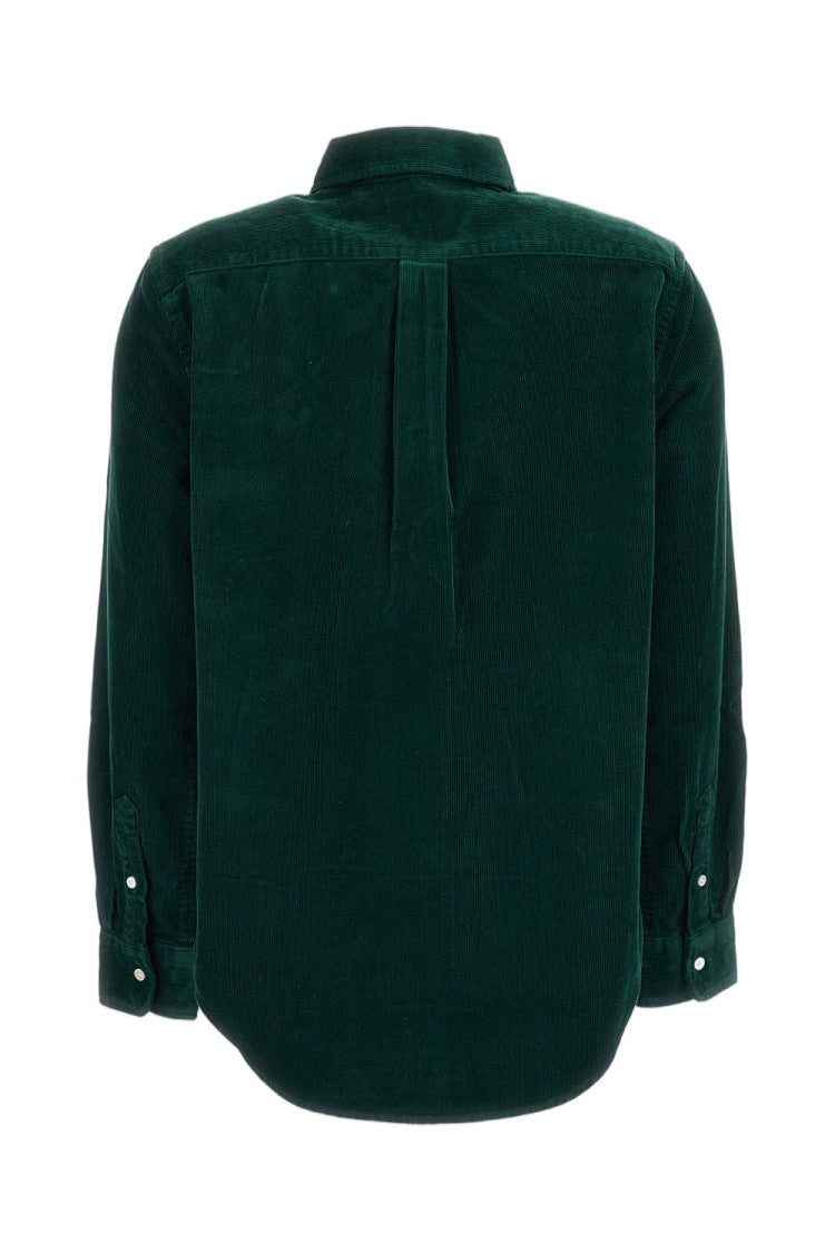 Polo Ralph Lauren Green Classic Fit Cotton Corduroy Shirt