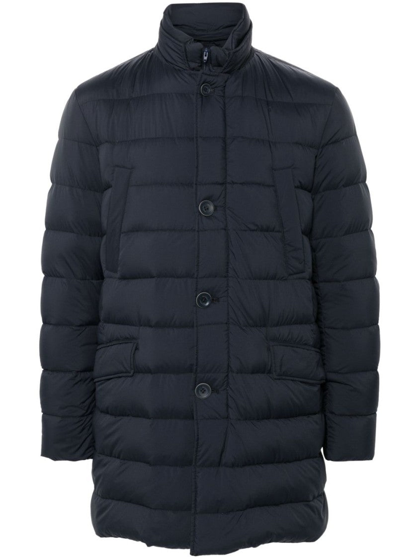 Herno Quilted Down Jacket With High Collar