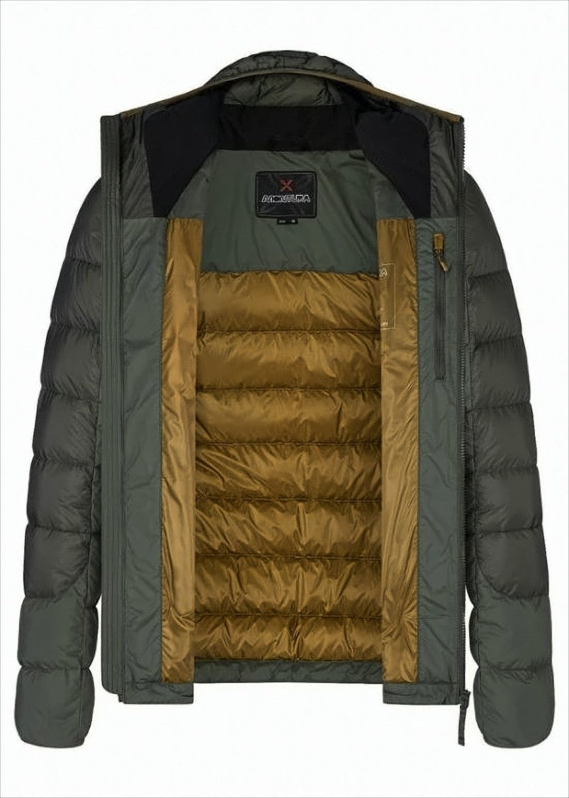 Montura Quilted Nylon Down Jacket With Hood And Contrast Lining