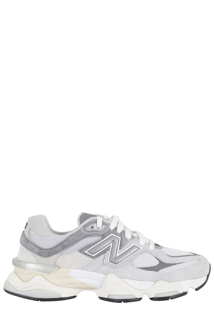 New Balance Chunky Slate Grey Sneakers With Mesh