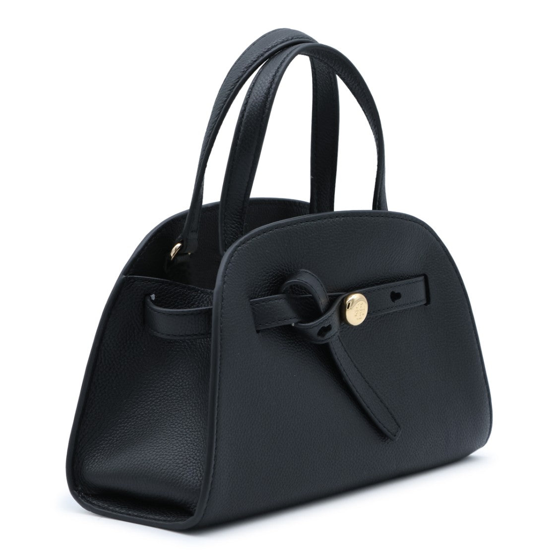 Tory Burch Top Handle Shoulder Bag Leather - Black