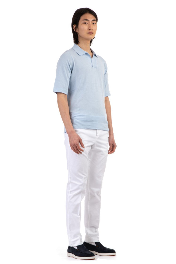Ballantyne Superlight Cotton Open Collar Polo