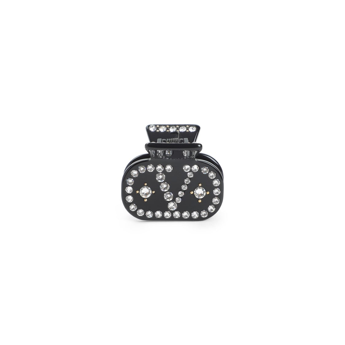 Valentino Garavani Black Plastic Hair Clip