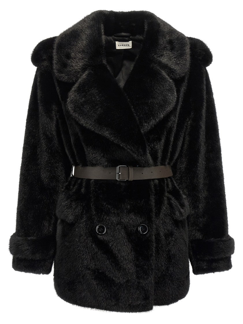 P.A.R.O.S.H. Faux Fur Coat