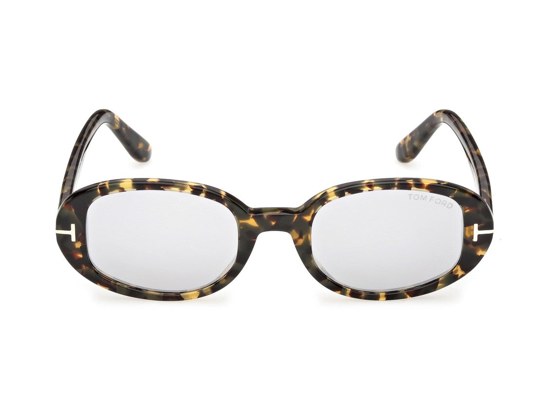 Tom Ford Ft1364 Rounded Square Tortoiseshell Sunglasses