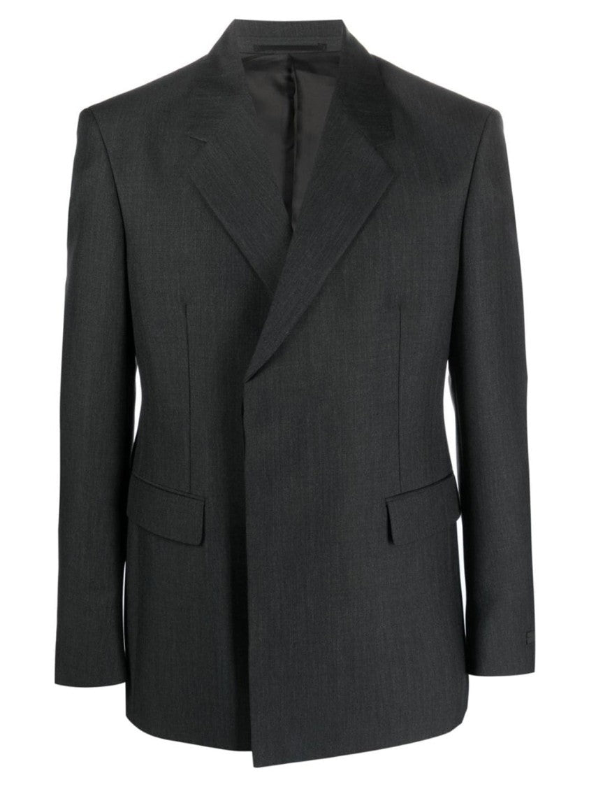 Prada Double-Breasted Wool Jacket