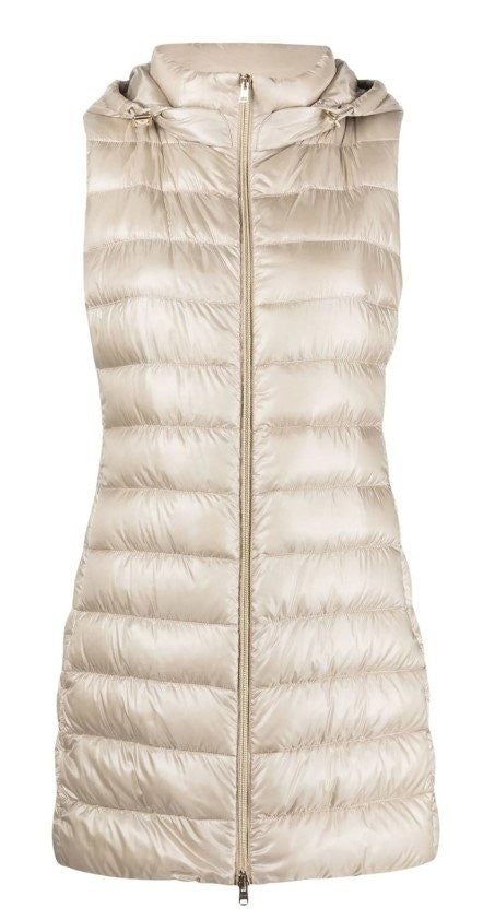 Herno Quilted Puffer Vest With Hood