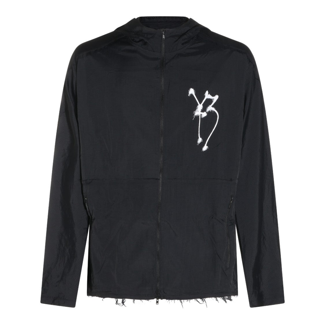 Y-3 Casual Black Jacket With Graphic Prints