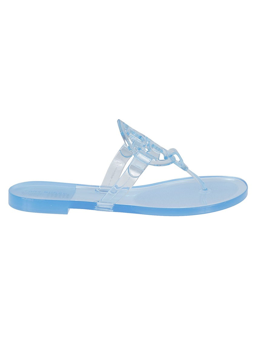 Tory Burch Clear Jelly Miller Flat Sandals