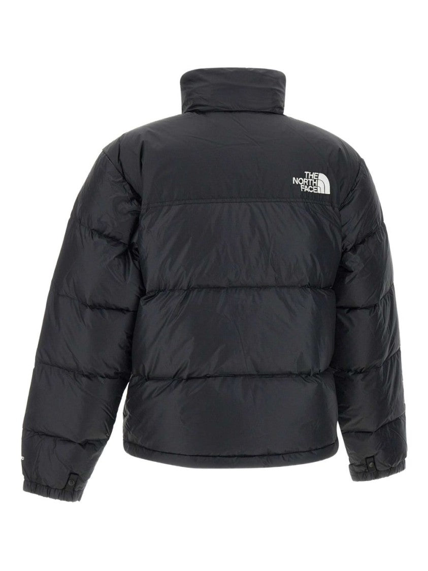The North Face Puffer Jacket With Horizontal Quilting And High Collar