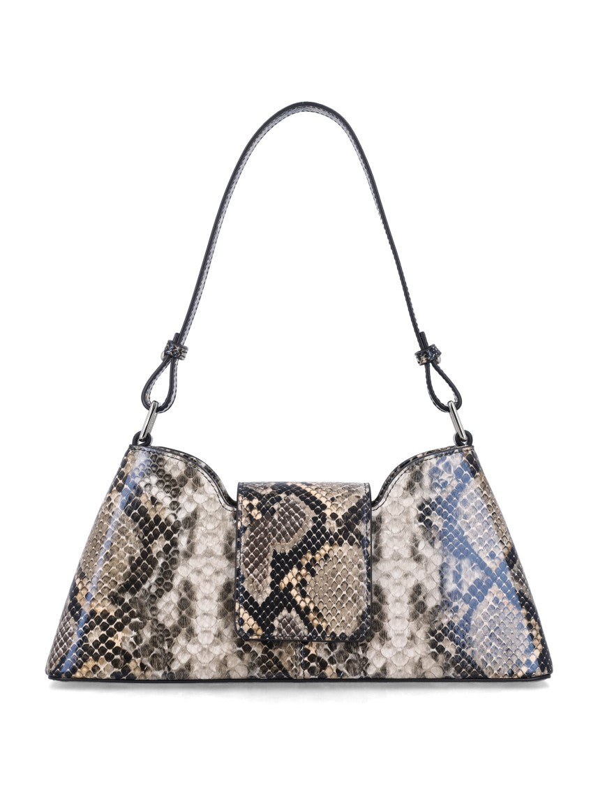 Justine Clenquet Marla Python-Effect Bag