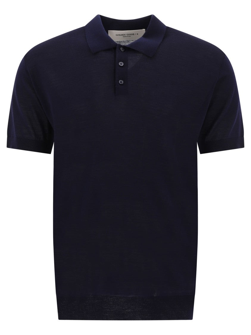 Golden Goose Merino Wool Polo Shirt