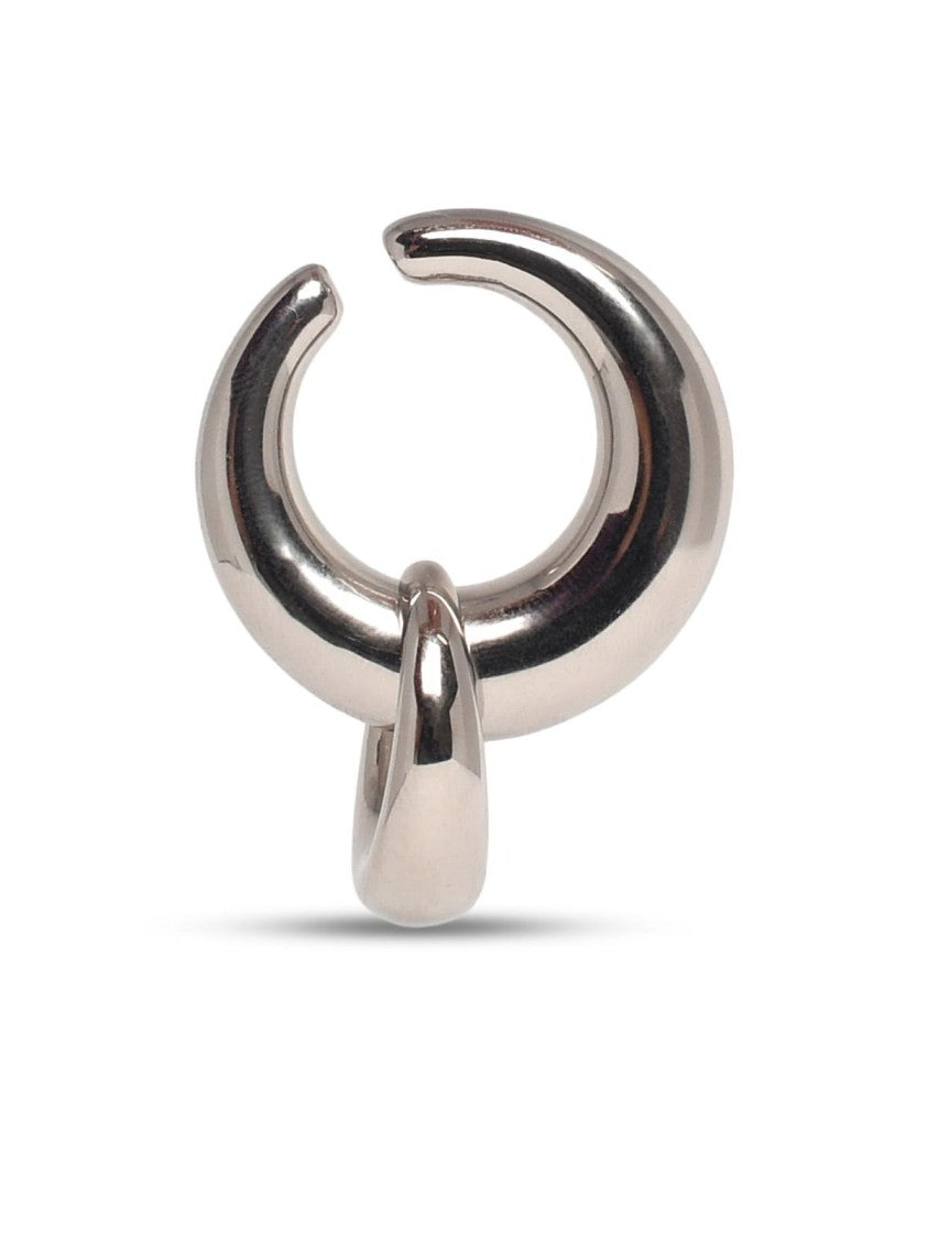 Panconesi Circle' Silver Brass Earcuff