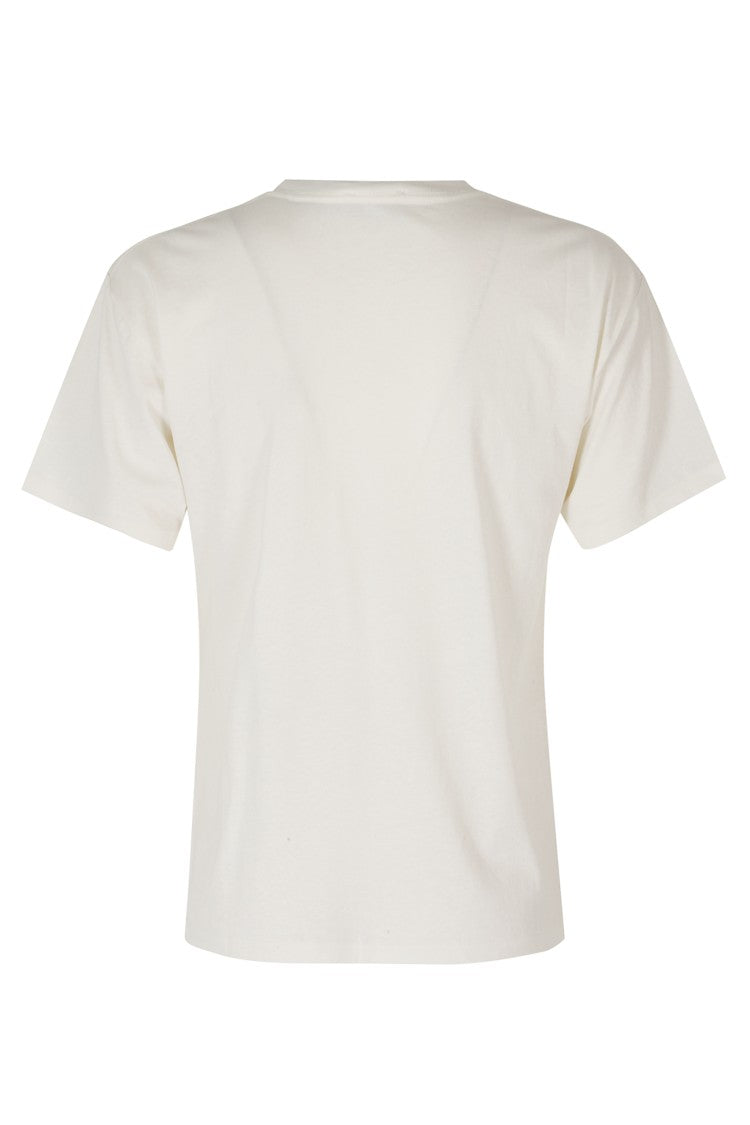 Polo Ralph Lauren White Bear Print Cotton Crewneck T-Shirt