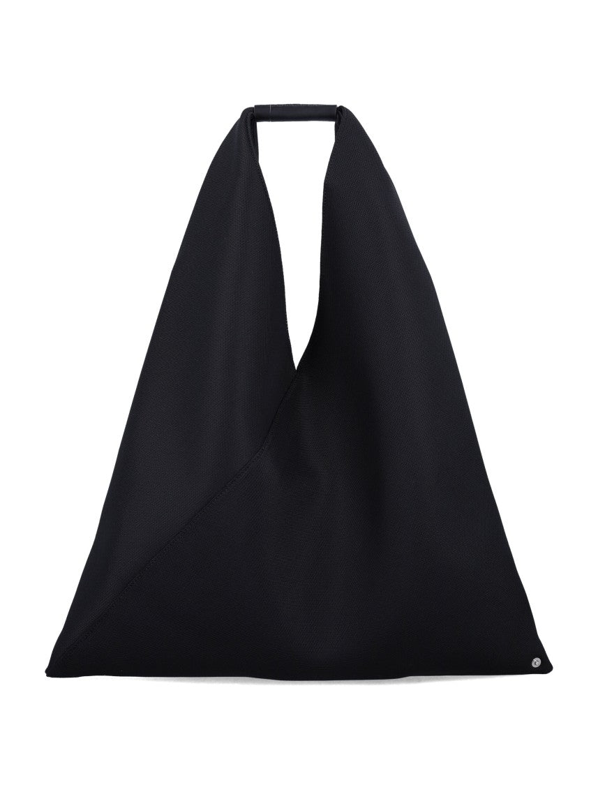 Mm6 By Maison Margiela Triangular Shaped Japanese Mesh Bag With Numeric Cuff