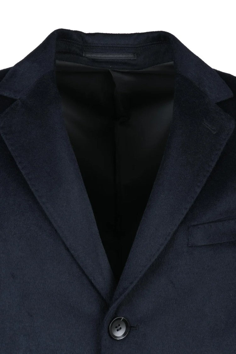 Premier Homme Tailored Grey Coat With Notched Lapel