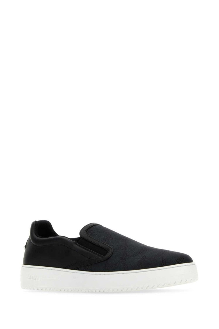 Mcm Black Canvas Neo Terrain Slip-Ons