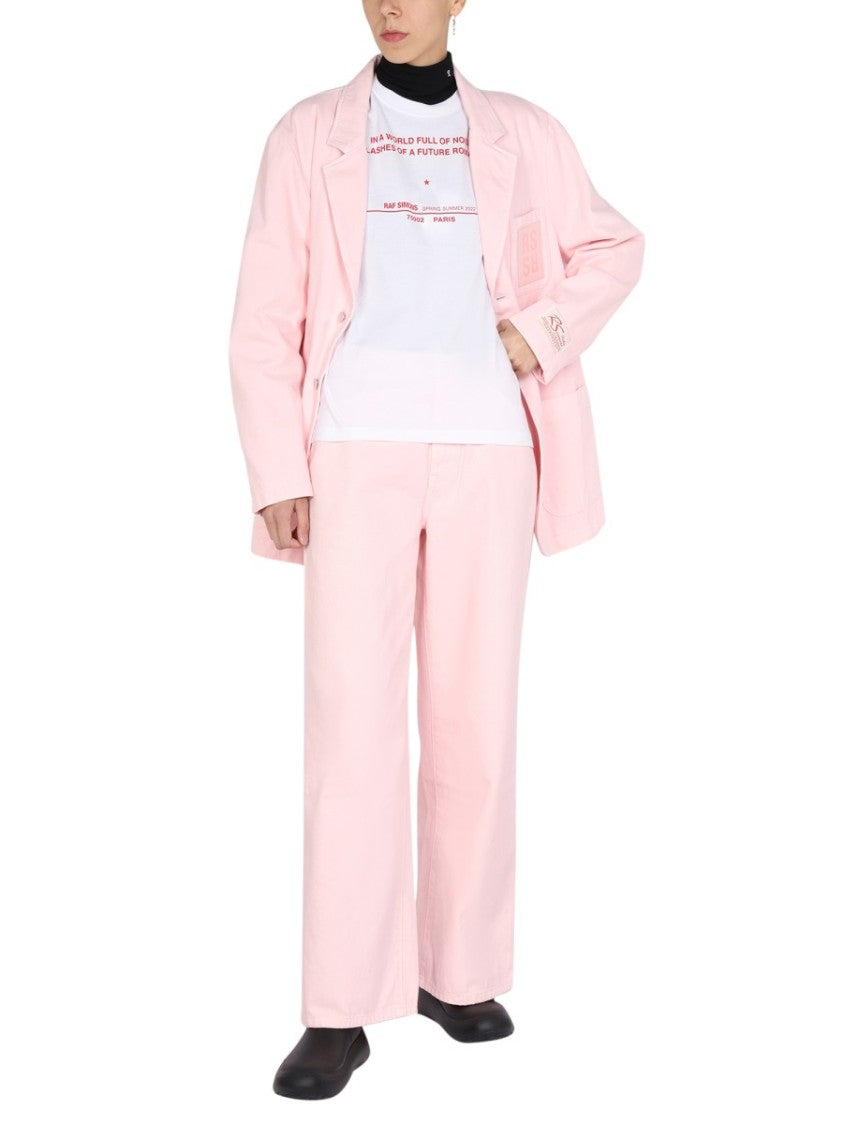 Raf Simons Graphic Logo Print T-Shirt