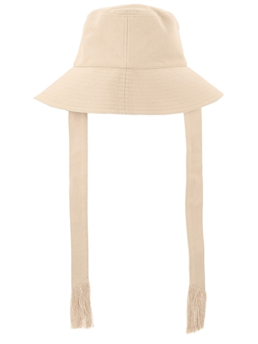 Isabel Marant Beige Shaley Cotton Bucket Hat