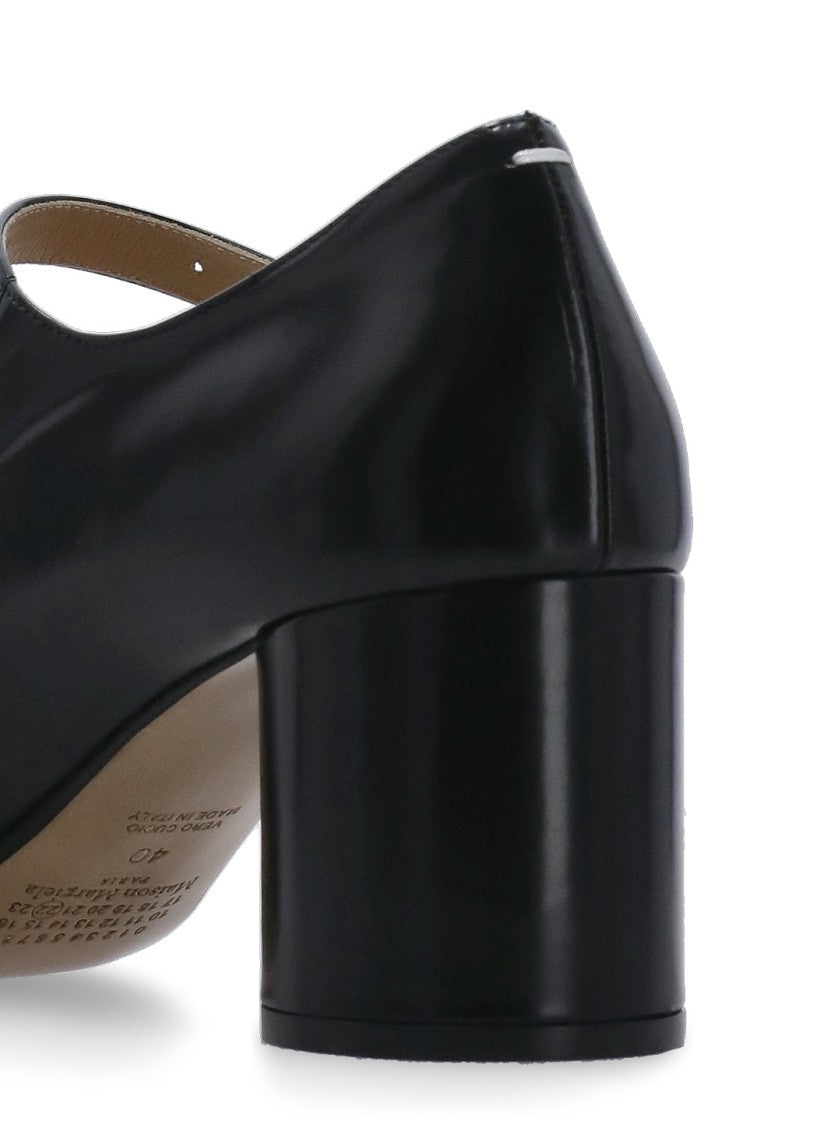 Maison Margiela Black Tabi Mary Jane Pumps