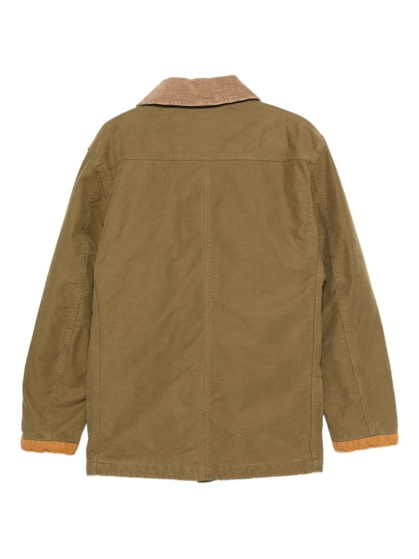 Chesapeake's Brownish-Green Jacket With Corduroy Collar