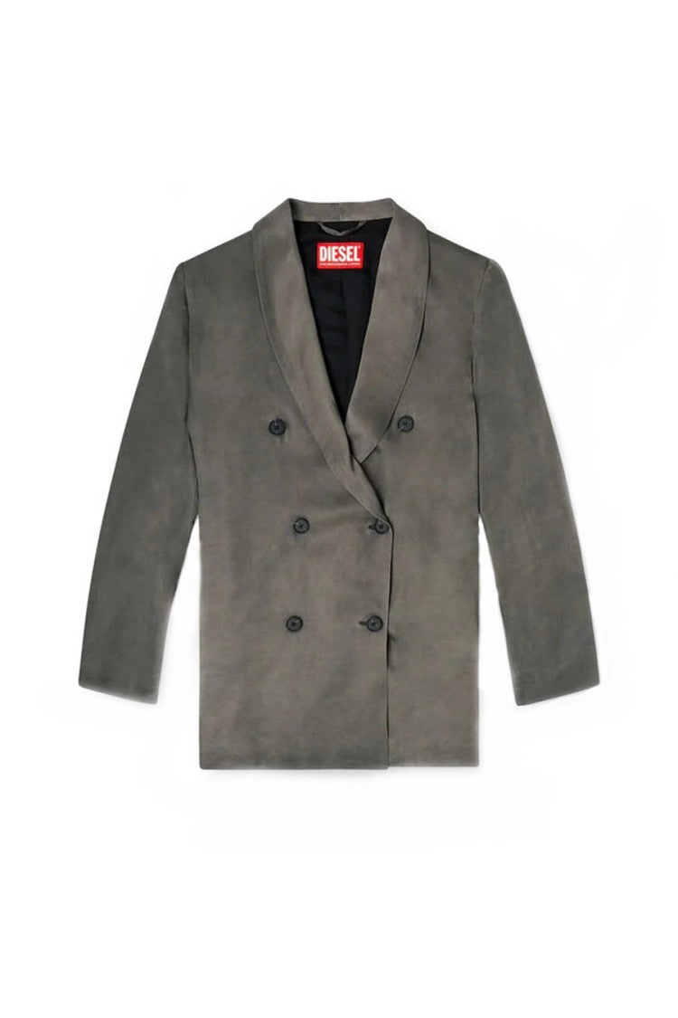 Diesel Multicolor Wool-Blend Notch-Lapel Blazer