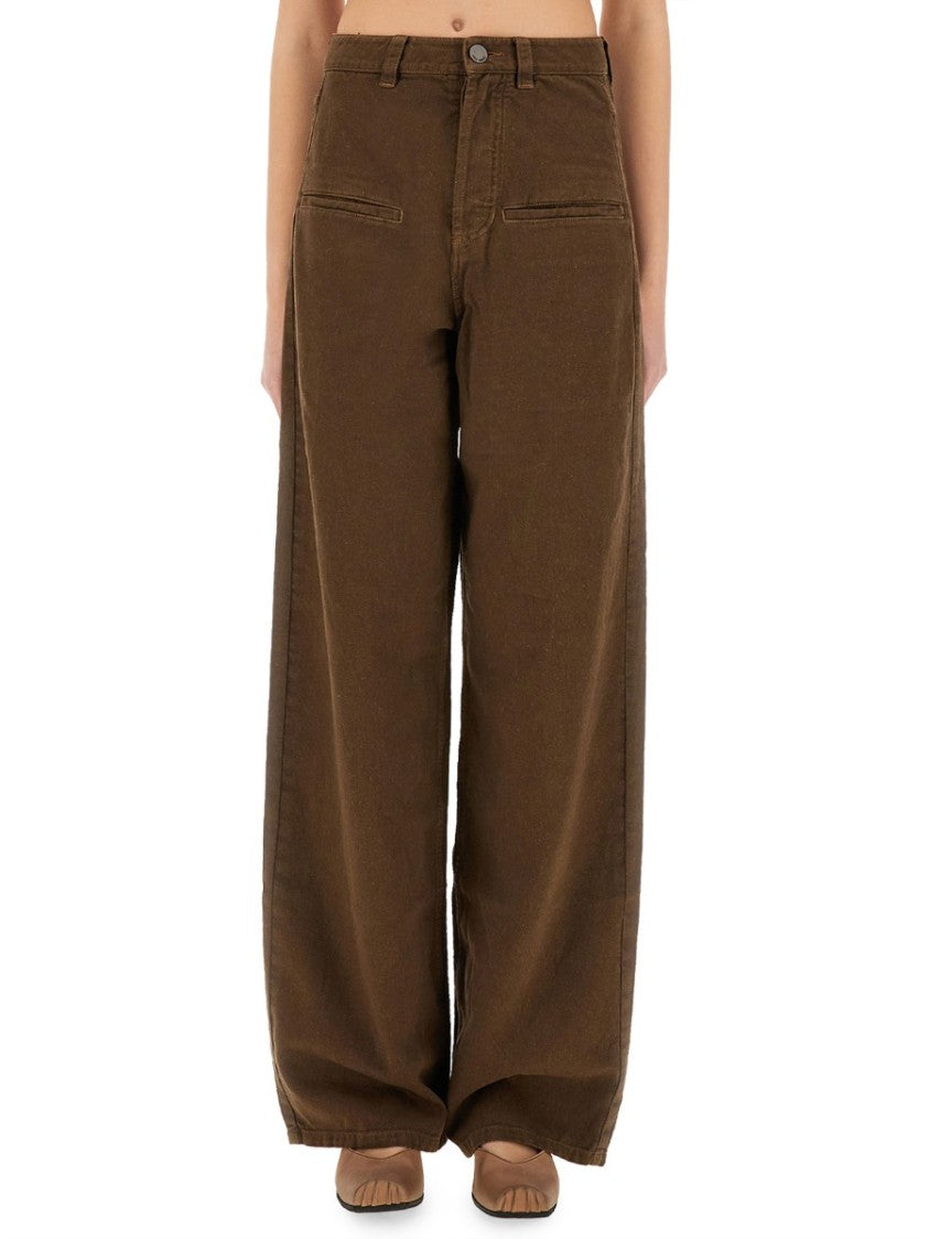 Uma Wang High-Waisted Wide-Leg Pants