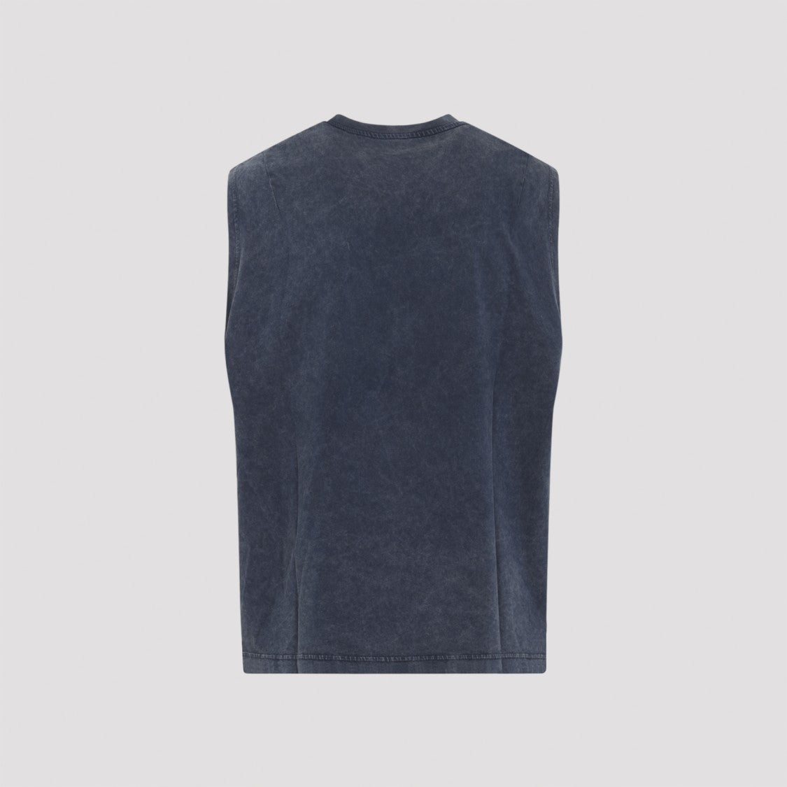 Off-White Blue Cotton T-Shirt