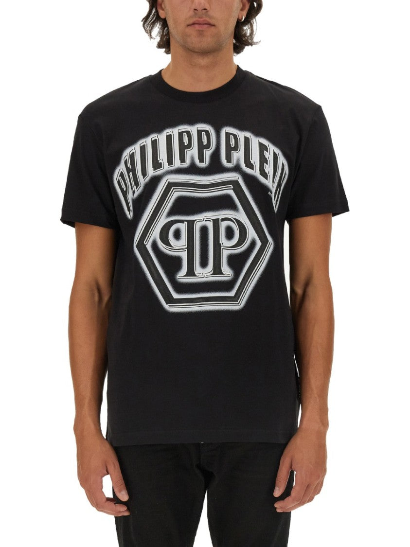 Philipp Plein Bold Logo Print T-Shirt