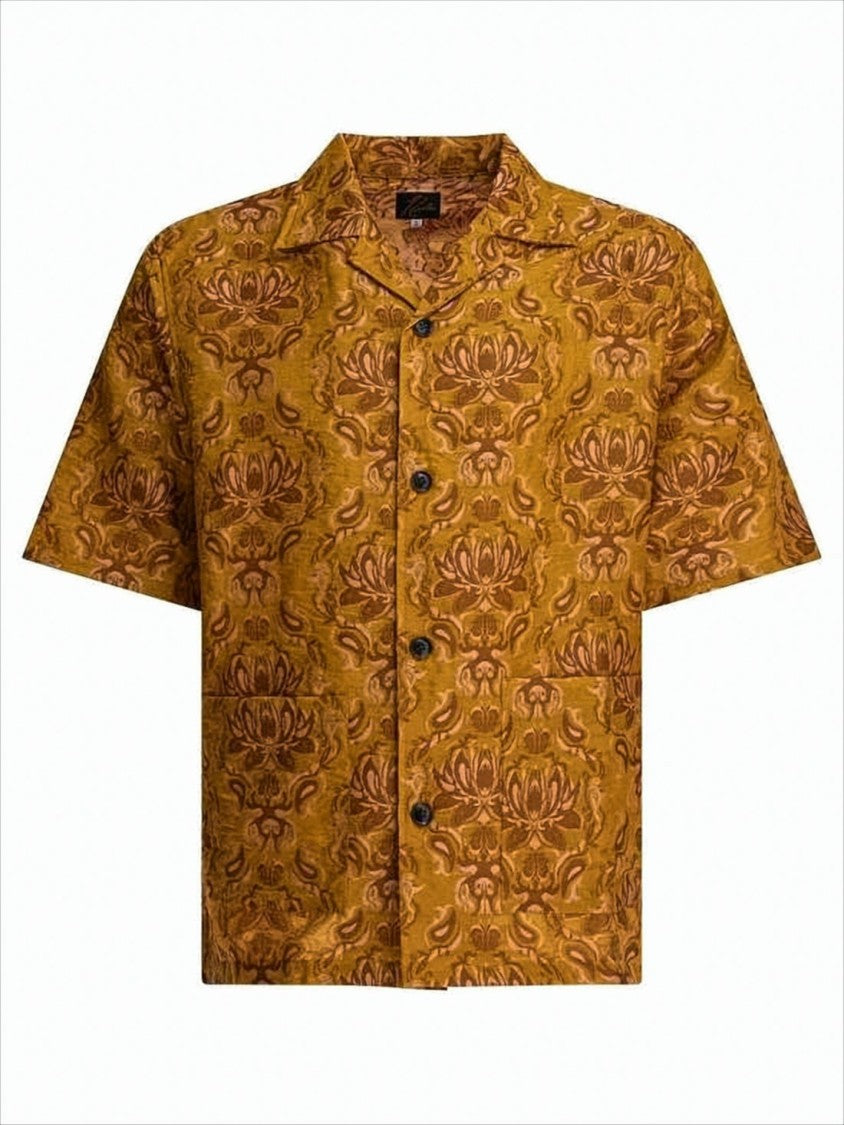 Needles Boxy Cropped Polo Shirt