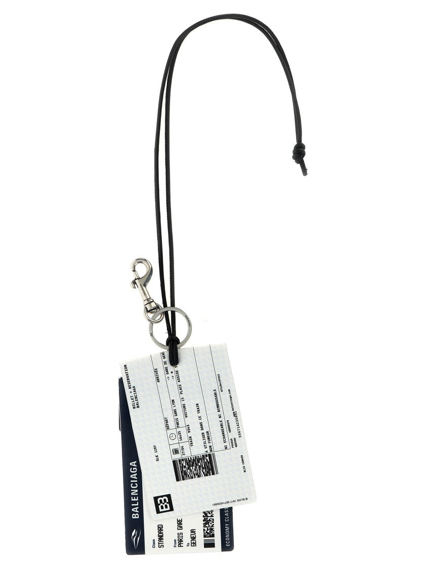 Balenciaga 'Train Ticket' Keyring