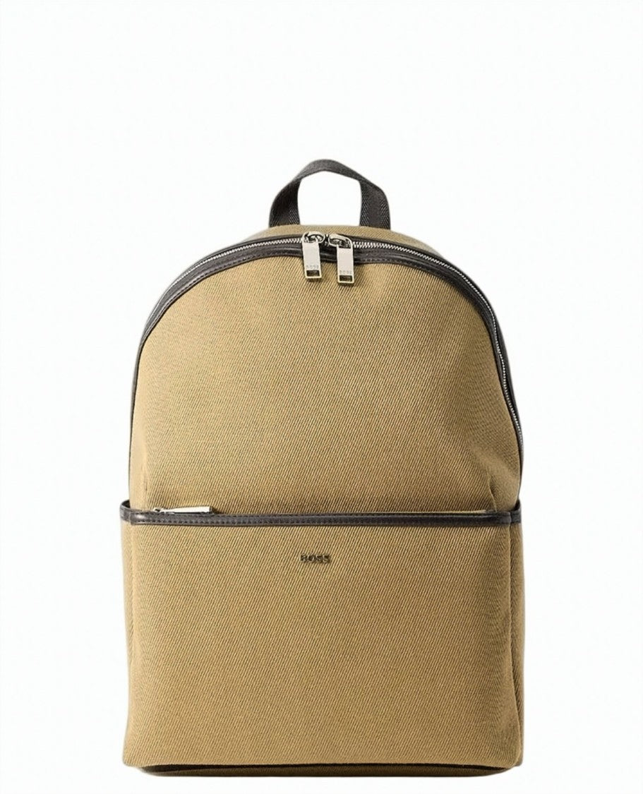 Boss Dakkar Beige Utility Backpack