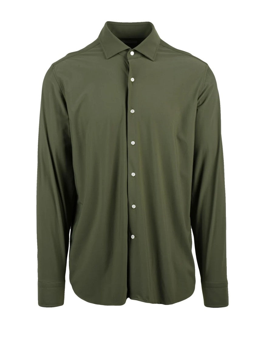 Ghirardelli Next Green Polyamide-Blend Stretch Shirt