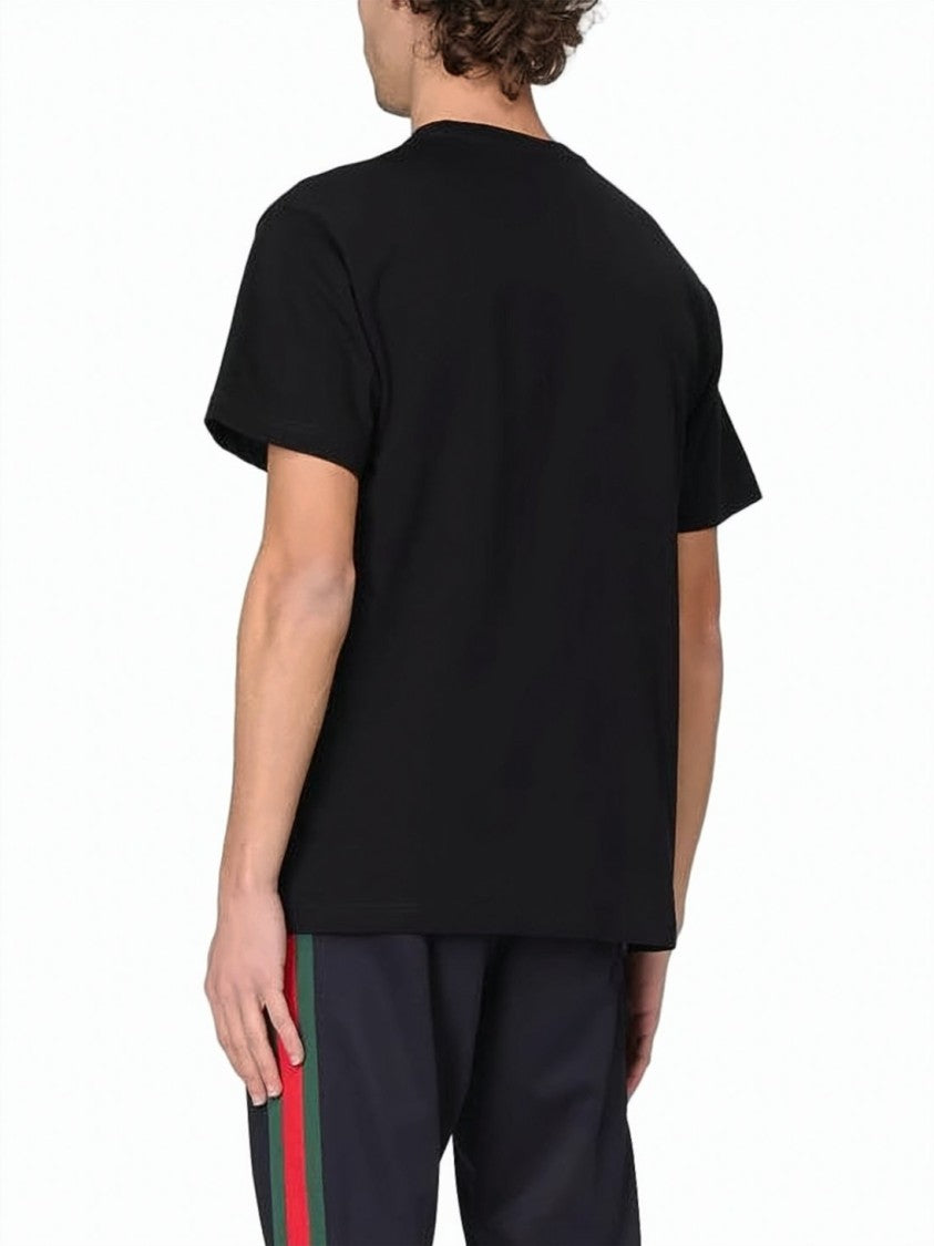 Gucci Short-Sleeve T-Shirt With Tonal Logo Embroidery
