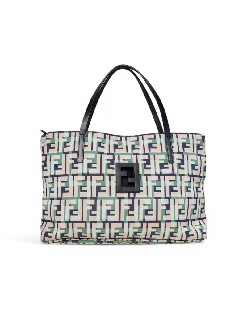 Fendi Small Zucca Multicolor Shopper Bag
