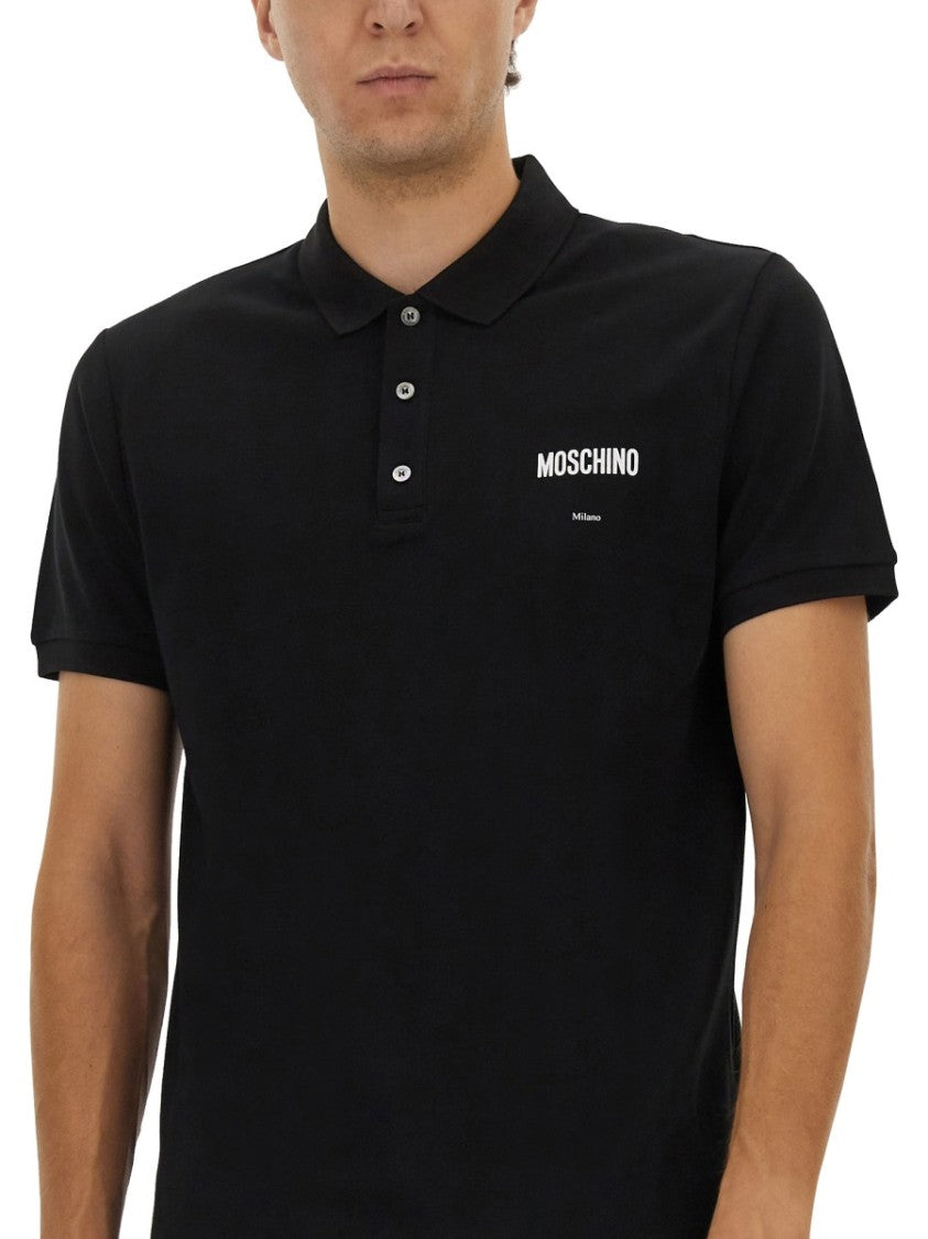 Moschino Cotton Pique Polo
